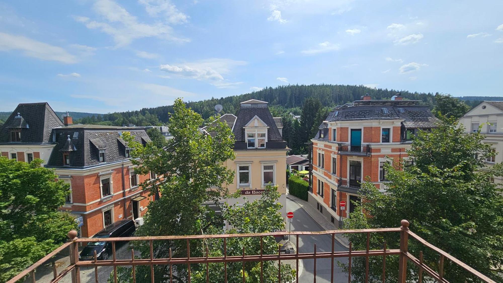 Pension Weisse Rose, Parkplatz, Fruehstueck, Wlan, Zentral Bad Elster Kültér fotó